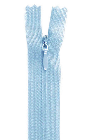 YKK Reißverschluss Nahtverdeckt 60cm - Nahtfein verschiedene Farben 546 - pastellblau