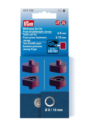 PRYM Werkzeug-Set für Druckknöpfe Jersey (8mm / 10 mm)