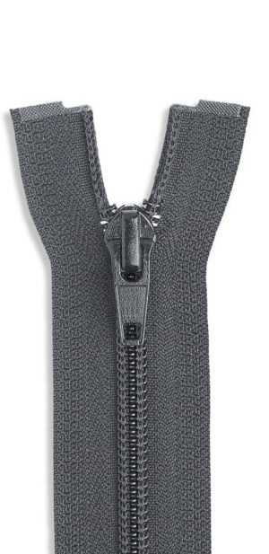 YKK Kunststoff Perlon Reißverschluss 50cm 182 - dunkelgrau
