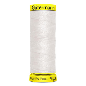 Gütermann Maraflex 120 elastisches Nähgarn 150 m 111 - Wollweiss