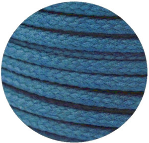 Baumwoll Kordel Anorakkordel - geflochten 839 - jeansblau