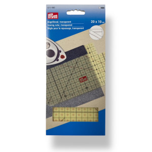 PRYM Bügellineal transparent 10cm x 20cm