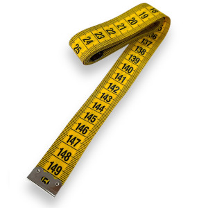 Nähmit - Maßband Gelb 150 cm - Schneidermaßband