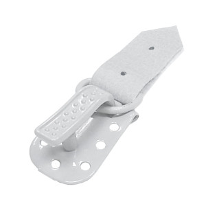 Pelzhaken Clips - Pelzmantel Verschlüsse verschiedene Farben 501 - weiss