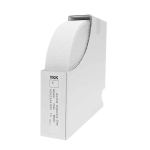 Gummiband Meterware Standard - weich 15mm - 50mm schwarz & weiss 30mm weiss