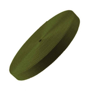 PP Taschengurt Gurtband 25mm Meterware 567 - olive