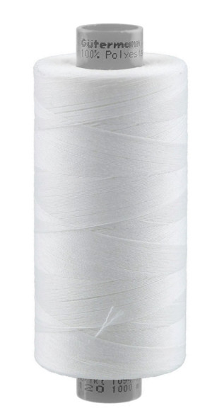Gütermann Permacore Nähgarn Perma Core 120er 1000m A02 - 32109 - weiss