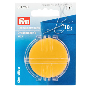 PRYM Schneiderwachs – Platte Ø 55 mm für gewachstes Garn und mehr