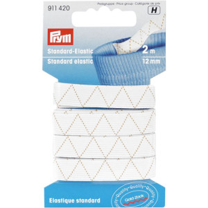 PRYM Standard-Elastic 12 mm weiß