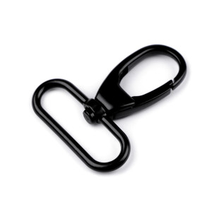 Karabinerhaken *LUNA* für Taschen 40mm Schwarz