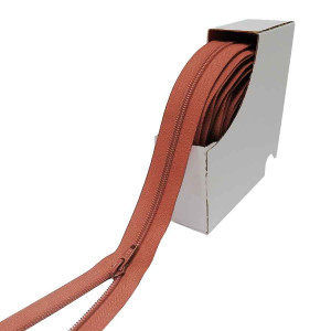 YKK 5mm - Polster und Taschen endlos Reißverschluss dicke Kette 850 - rost