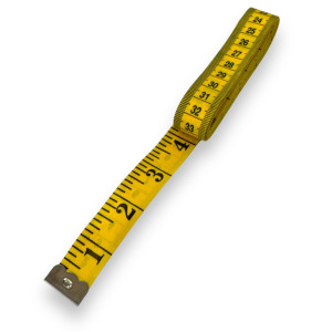Nähmit - Maßband Gelb 300 cm / 120inch - Schneidermaßband