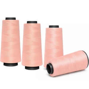 4 ROLLEN - Nähmit Overlockgarn - Coverlock Garn 1500m 811 - perlrosa