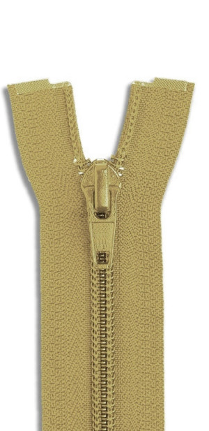 YKK Kunststoff Perlon Reißverschluss 60cm 897 - ockergelb