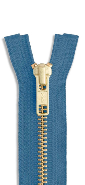 YKK Jeans Reißverschluss gold 839 - jeansblau | 10cm