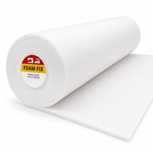 ROLLE - Nähmit Schaumstoffeinlage FOAM FIX - 72cm breit Bügelbar