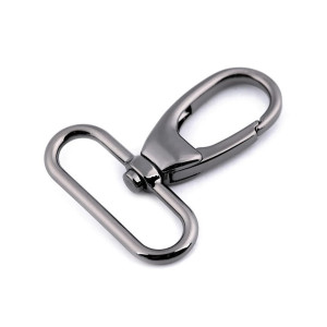 Karabinerhaken *LUNA* für Taschen 40mm Titan