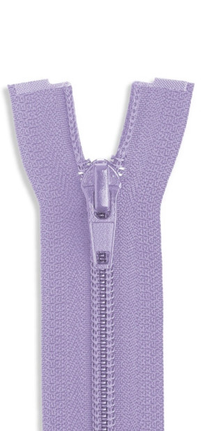 YKK Kunststoff Perlon Reißverschluss 60cm 554 - flieder