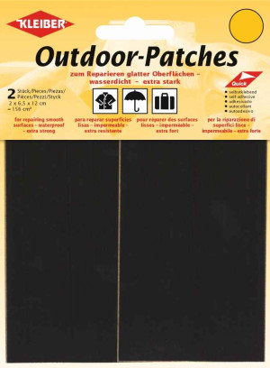 Kleiber Aufklebeflicken Outdoor Patches Flicken selbstklebend 580 - schwarz