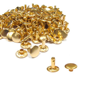 SALE - NÄHMIT - Multipack Hohlnieten Nieten gold 100St.