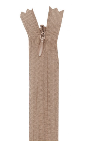 YKK Reißverschluss Nahtverdeckt 25cm - Nahtfein verschiedene Farben 573 - beige