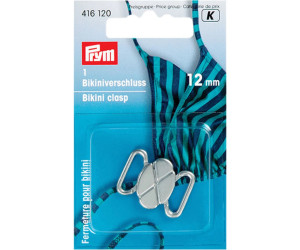 PRYM Bikini- und Gürtelverschluss MET 12 mm silberfarbig matt