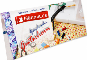 Nähmit.de / Geschenk Gutschein 10,00Euro