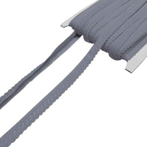Elastisches Einfassband mit Bogenkante 578 - mausgrau