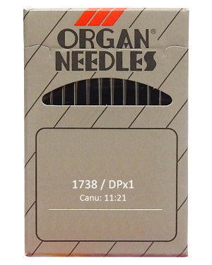 Organ Nähmaschinennadeln Rundkolben 1738SUK - Stretchnadeln 80er Stärke