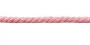 MEGA Dicke gedrehte Baumwollkordel 12mm UNI 511 - hellrosa