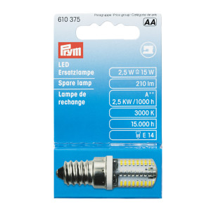 PRYM LED Lampe für Nähmaschine 2,5 W Schraubfassung Glühbirne