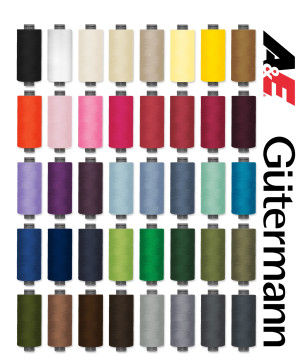 Gütermann Premium Set 40 Rollen Nähgarn Perma Core® 1000m
