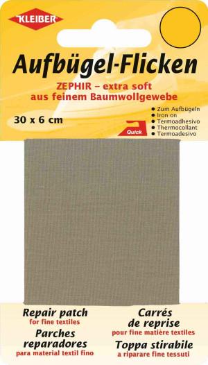 Kleiber Baumwoll Aufbügelflicken Zephir 573 - beige