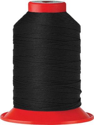 Amann Serafil 20 600m - Schuhmachergarn Sattlergarn 4000 - schwarz