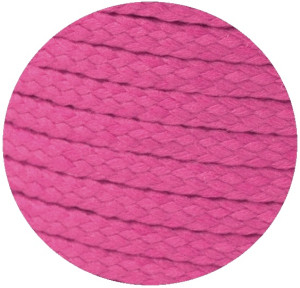 Baumwoll Kordel Anorakkordel - geflochten 817 - dunkelpink