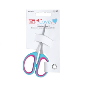 PRYM Love Stickschere 10 cm/4inch mint/pink