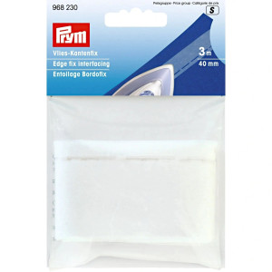 PRYM Vlies-Kantenfix (bügeln) 40 mm weiß