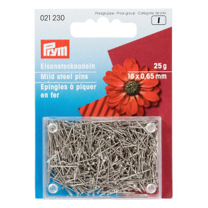 PRYM Bastelstecknadeln EIS 0,65 x 16 mm silberfarbig