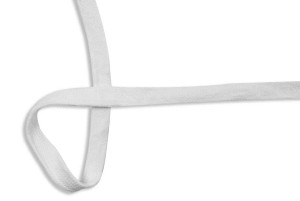 Flachkordel Baumwolle Kordel Meterware 501 - weiss