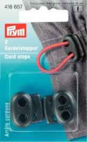 PRYM Kordelstopper KST 2-Loch schwarz