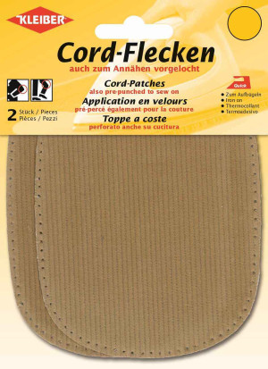 Kleiber Cord Aufbügelflecken versch. Farben 573 - beige
