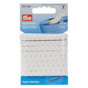 PRYM Super-Elastic 7 mm weiß