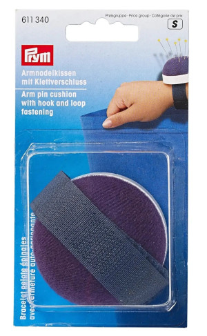 PRYM Armnadelkissen mit Klettband blau