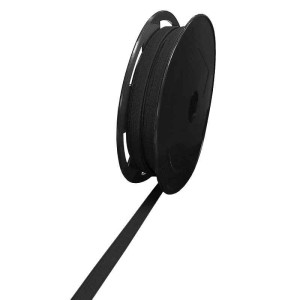 1 Rolle Gummiband 10mm - 50mm schwarz & weiss 25m Rolle 10mm schwarz