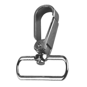 FLAT Karabinerhaken für Taschen 25mm & 40mm 40mm - titan