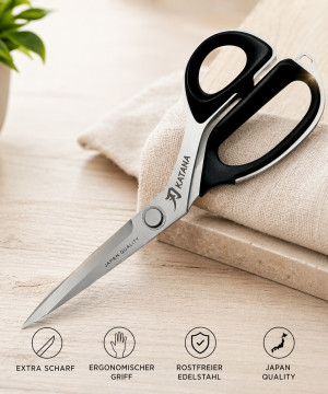 KATANA Premium Schneiderschere Ergonomisch, langlebig & ultrascharf 10 Zoll - 25cm