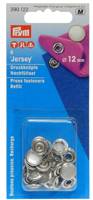 PRYM Nachfüllpackung Druckknöpfe Perlkappe 12 mm