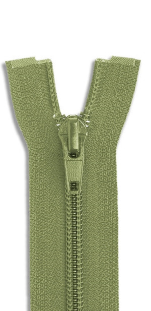 YKK Kunststoff Perlon Reißverschluss 60cm 011 - olivegelb