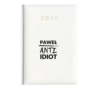 Wzory w062 ANTI IDIOT Kalendarz 2027 A5 na prezent, nadruk