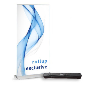 RollUp Prestiżowy w kształcie łezki 100x200 Stojak reklamowy